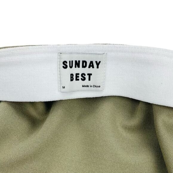 SUNDAY BEST Aritzia Nora High Rise A-Line Mini Skirt Sz Medium - Picture 3 of 5